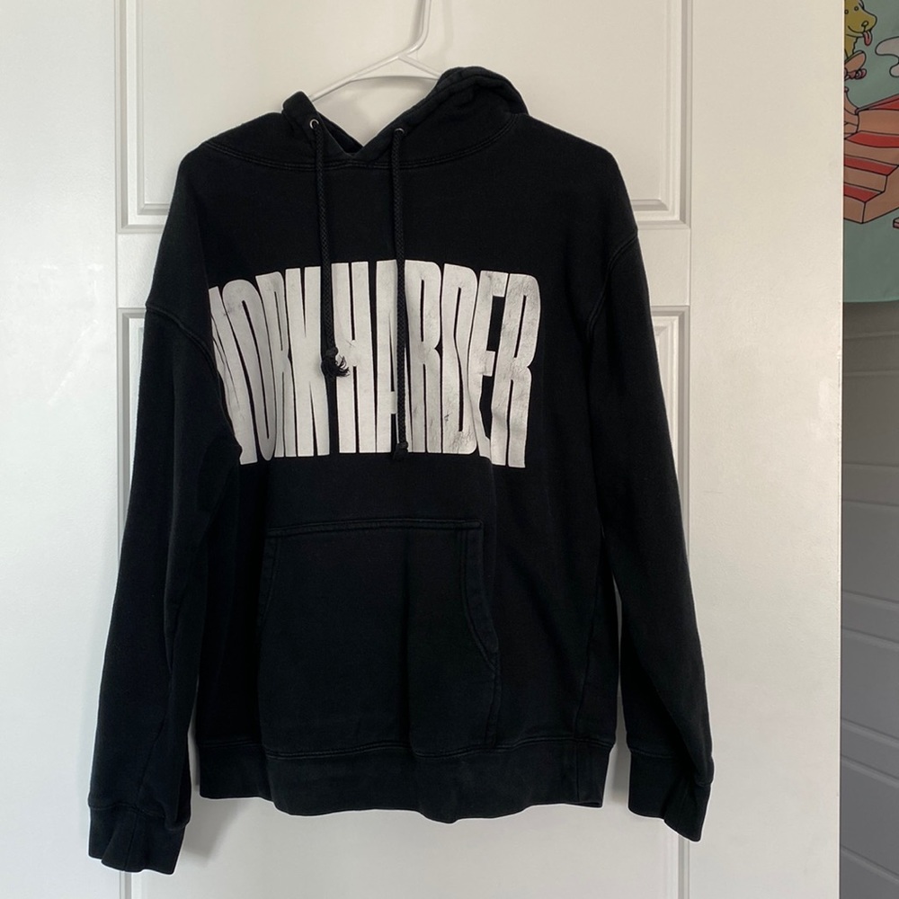 Casey Niestat Work Harder Hoodie